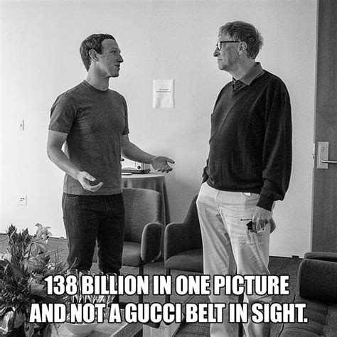 bill gates and mark zuckerberg no gucci belt|Why billionaires don't buy expensive clothes and what they.